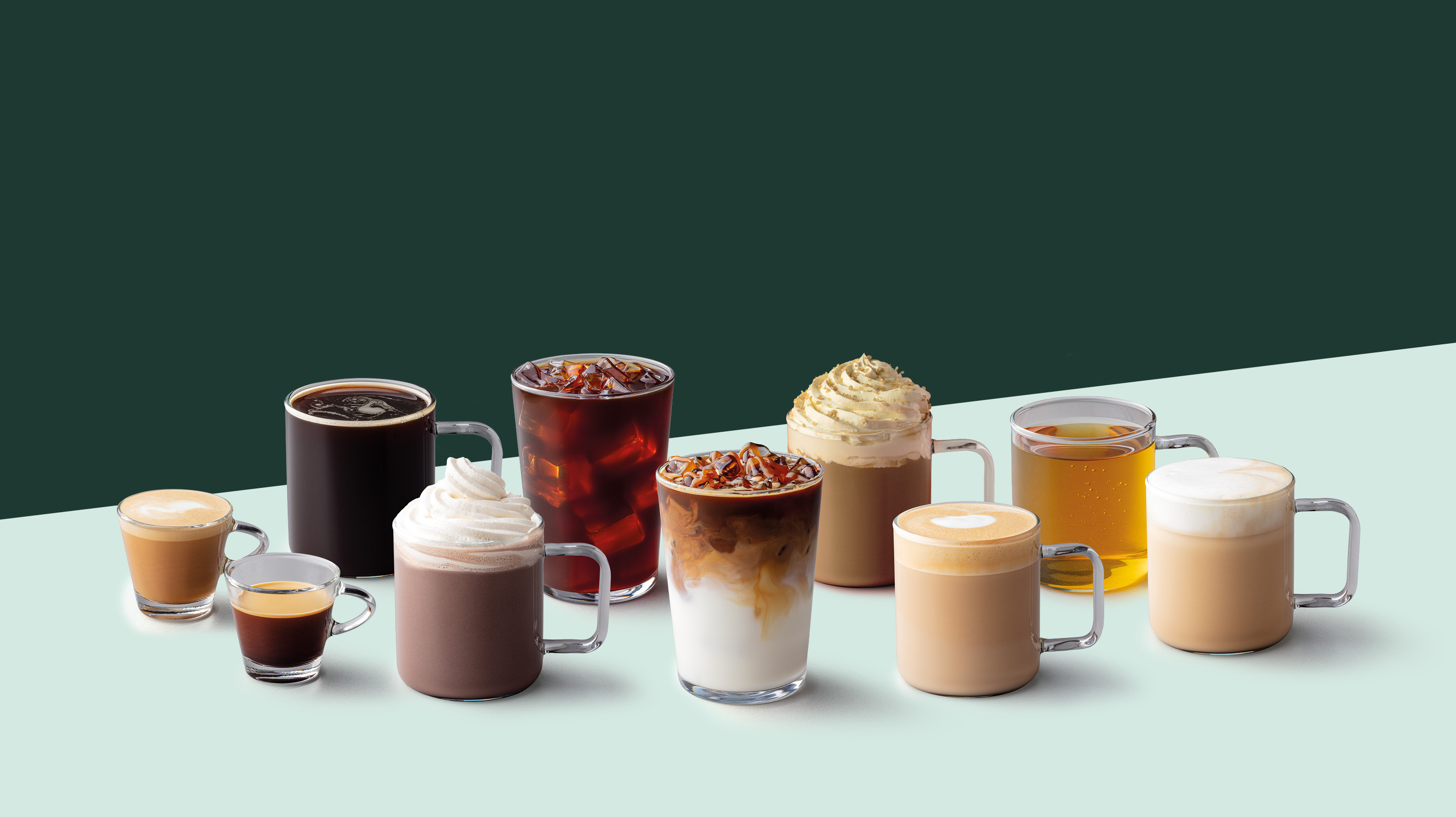 Starbucks beverages menu